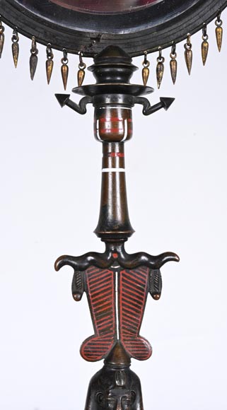 Giuseppe PARVIS (attributed to), Egyptian Revival Mirror, circa 1900 Giuseppe PARVIS (attributed to), Egyptian Revival Mirror, circa 1900-9