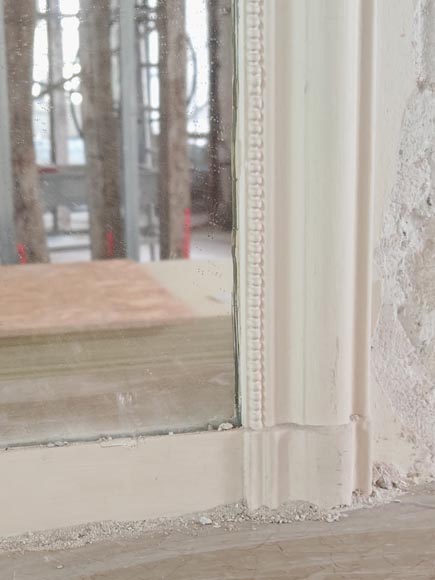 Louis XVI style trumeau decorated with a frieze of pearls Louis XVI style trumeau decorated with a frieze of pearls-4