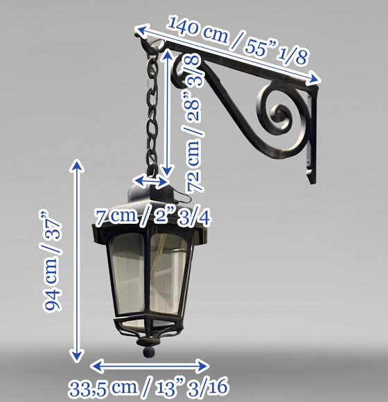 Superb set of four Regency style lanterns Superb set of four Regency style lanterns-6
