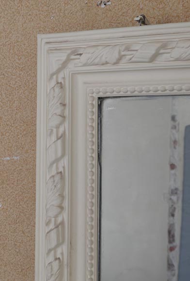 Louis XVI style trumeau decorated with a frieze of scrolled acanthus leaves Louis XVI style trumeau decorated with a frieze of scrolled acanthus leaves-2