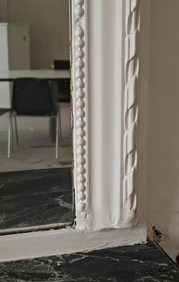 Louis XVI style trumeau decorated with pearls Louis XVI style trumeau decorated with pearls-5