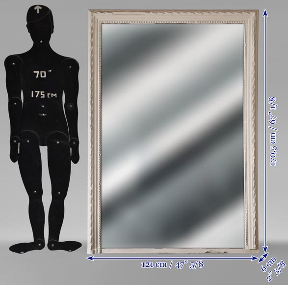 Louis XVI style trumeau decorated with pearls Louis XVI style trumeau decorated with pearls-6