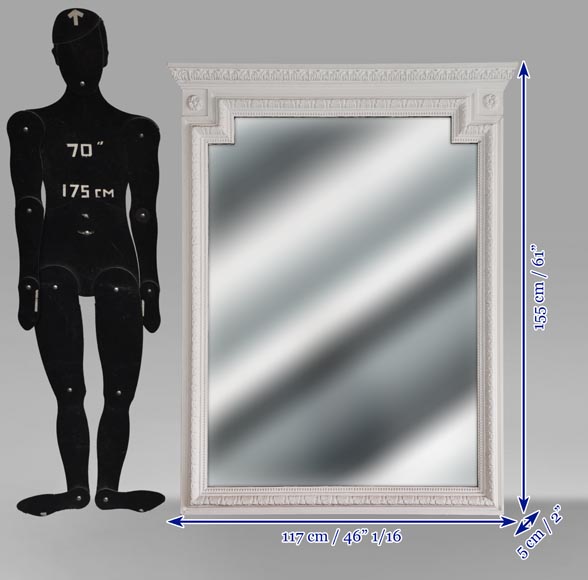 Louis XVI-style trumeau decorated with palmettes Louis XVI-style trumeau decorated with palmettes-4