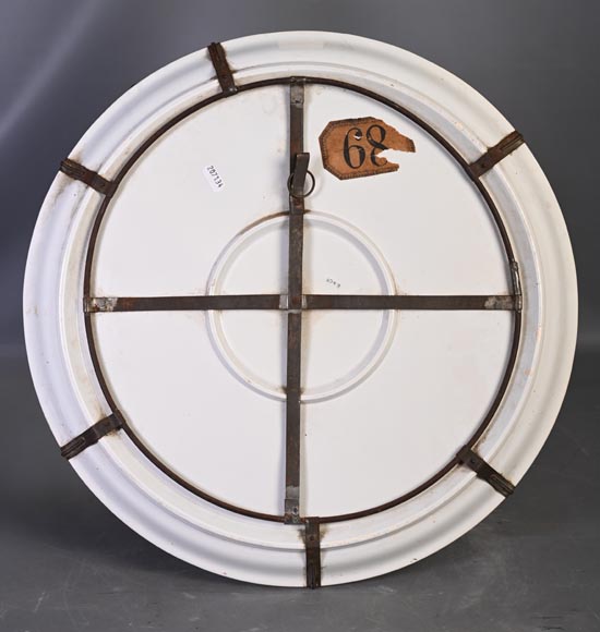 BALLEROY & Co. (porcelain), Joseph Albert PONSIN (painter), Pair of Decorative Plates Adorned with Portraits of an Assyrian Man and Woman, 1876? BALLEROY & Co. (porcelain), Joseph Albert PONSIN (painter), Pair of Decorative Plates Adorned with Portraits of an Assyrian Man and Woman, 1876?-21