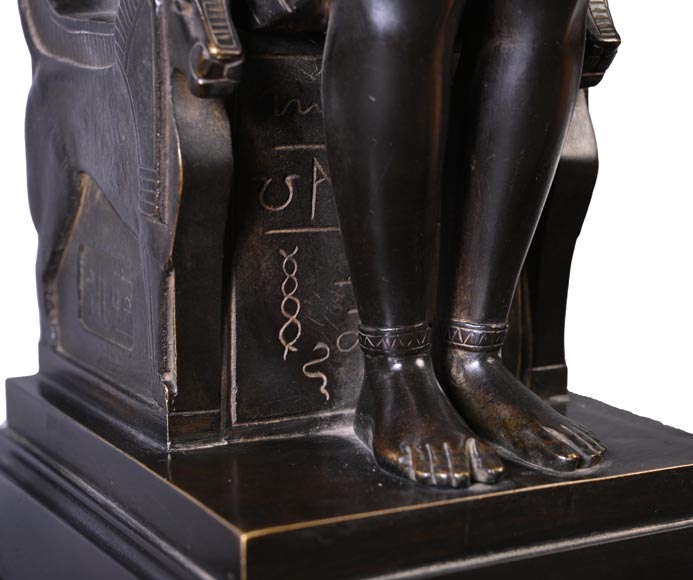 Napoleon III Inkwell with Egyptian Inspiration, late 19th Century Napoleon III Inkwell with Egyptian Inspiration, late 19th Century-7