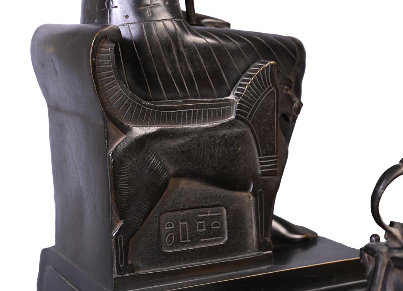 Napoleon III Inkwell with Egyptian Inspiration, late 19th Century Napoleon III Inkwell with Egyptian Inspiration, late 19th Century-10