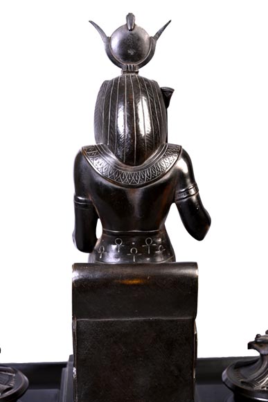 Napoleon III Inkwell with Egyptian Inspiration, late 19th Century Napoleon III Inkwell with Egyptian Inspiration, late 19th Century-13