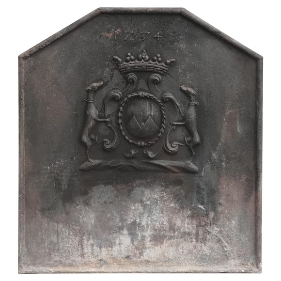 Fireback with yews, 1774 Fireback with yews, 1774-0