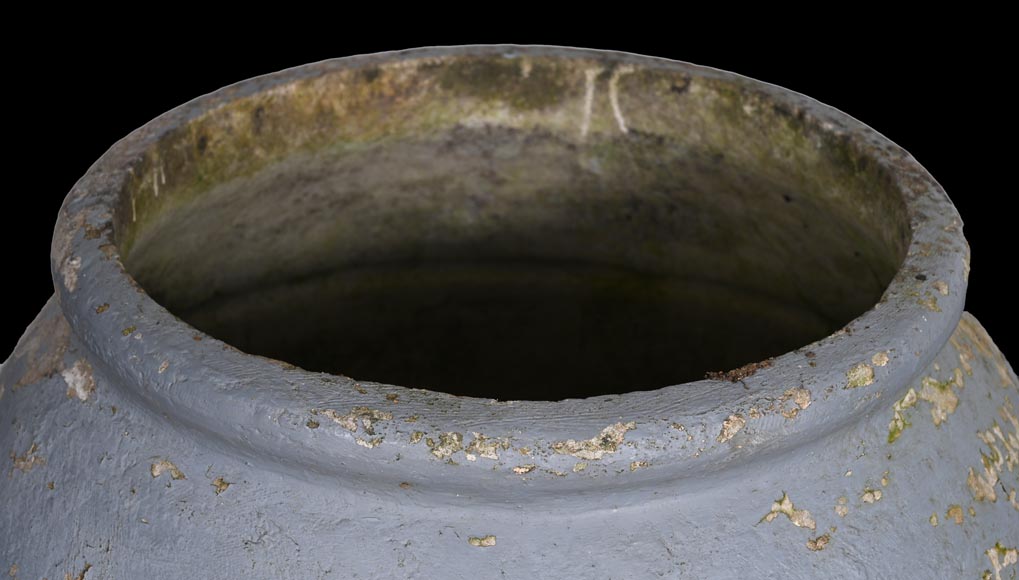 Willy Guhl, Pair of Fibre Cement Urn-Shaped Planters, 1950s-1960s Willy Guhl, Pair of Fibre Cement Urn-Shaped Planters, 1950s-1960s-5