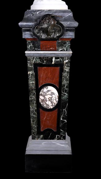 Unique Ensemble : Statue of Marguerite on her Ornate Pedestal Unique Ensemble : Statue of Marguerite on her Ornate Pedestal