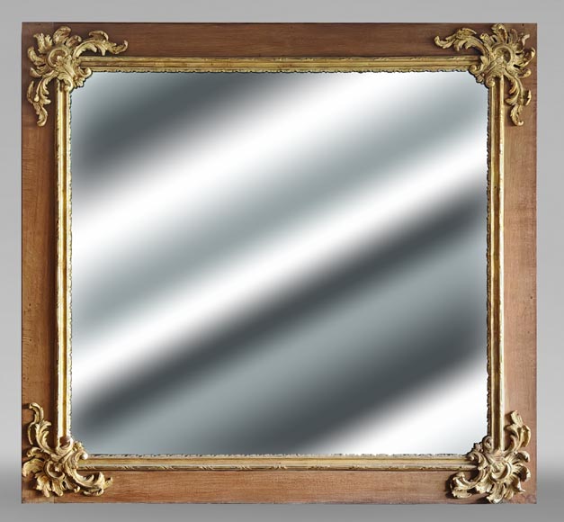 Modern Napoleon III style trumeau with gilded palmet Modern Napoleon III style trumeau with gilded palmet-0