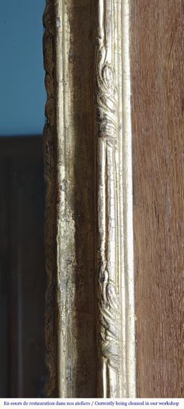 Modern Napoleon III style trumeau with gilded palmet Modern Napoleon III style trumeau with gilded palmet-3