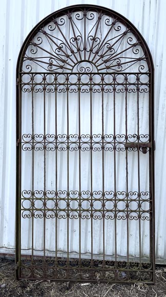 Three Opening Wrought Iron Gates with Frames – Circa 1850-2