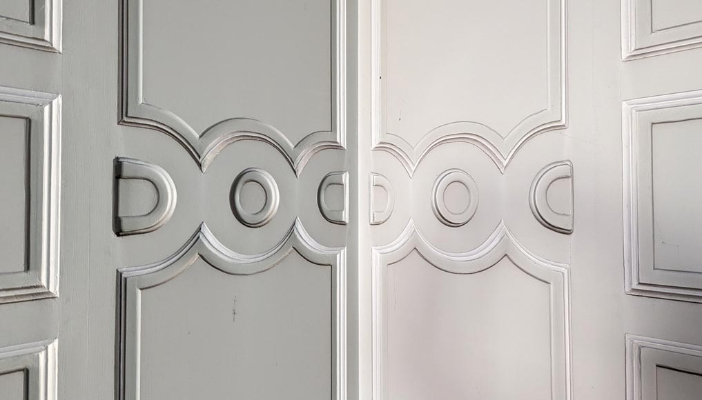 Antique Oak and Pine Wood Paneling – Composed of Two Rooms Antique Oak and Pine Wood Paneling – Composed of Two Rooms-12