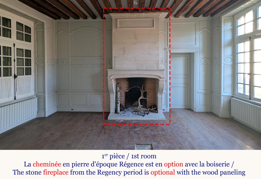 Antique Oak and Pine Wood Paneling – Composed of Two Rooms Antique Oak and Pine Wood Paneling – Composed of Two Rooms-5