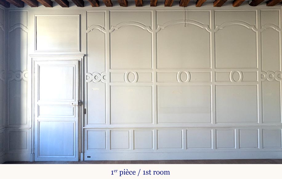 Antique Oak and Pine Wood Paneling – Composed of Two Rooms Antique Oak and Pine Wood Paneling – Composed of Two Rooms-10