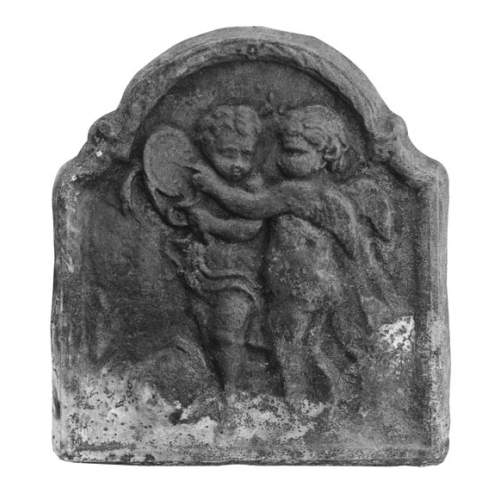 Small Louis XV period plaque with putti