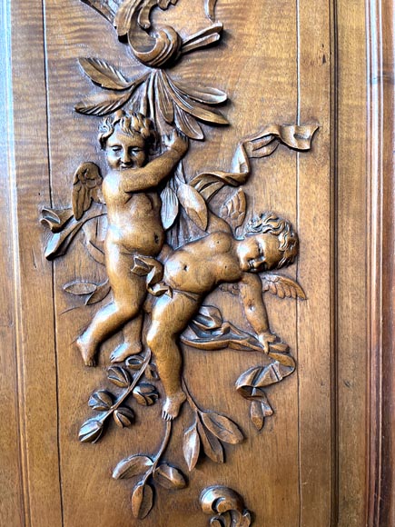 Louis XV style walnut bedroom-23