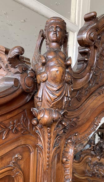 Louis XV style walnut bedroom-24