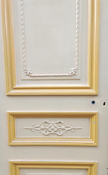 Pair of Louis XVI style double doors in carved wood Pair of Louis XVI style double doors in carved wood-6