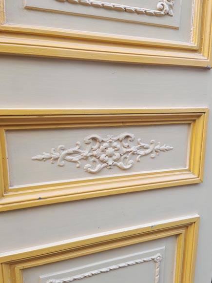 Pair of Louis XVI style double doors in carved wood Pair of Louis XVI style double doors in carved wood-7