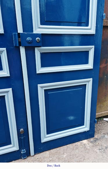 Pair of Louis XVI style double doors in carved wood Pair of Louis XVI style double doors in carved wood-13