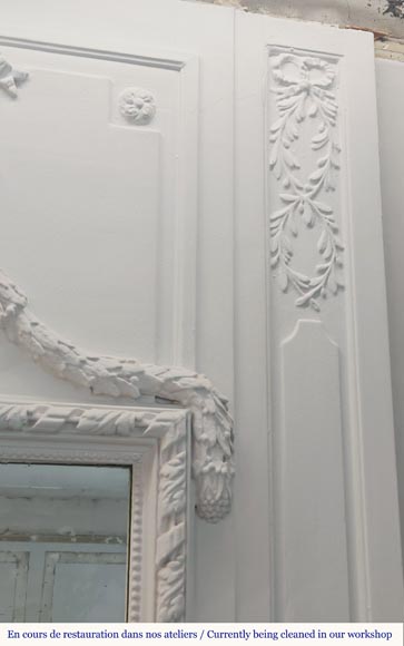 Louis XVI style trumeau with mythological scene-2