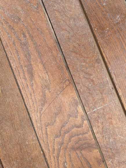 Set of 39 sqm of linear oak parquet flooring, wide planks-4