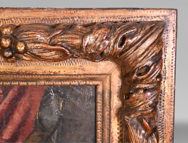 oung Woman with Cockatoo — Painting by Joseph Henri CONDAMIN oung Woman with Cockatoo — Painting by Joseph Henri CONDAMIN-6