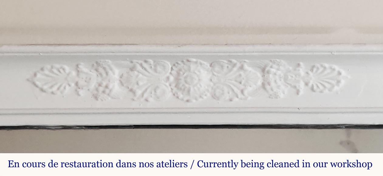 Restoration period trumeau decorated with palmettes Restoration period trumeau decorated with palmettes-1