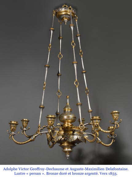 GEOFFROY-DECHAUME, “Persian” Chandelier-8