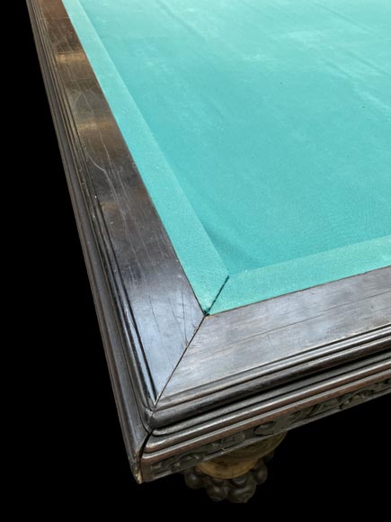 F. GERDERÈS – Japanese-style billiard table in gilded and carved wood F. GERDERÈS – Japanese-style billiard table in gilded and carved wood-10