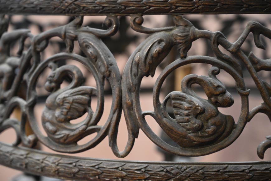 Neo-Renaissance bronze chandelier Neo-Renaissance bronze chandelier-4