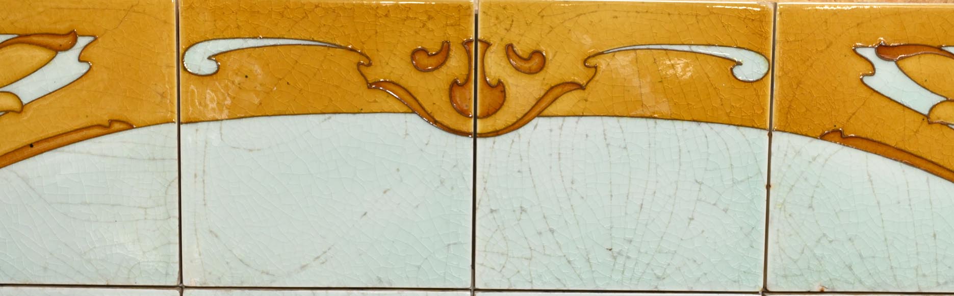 FAÏENCERIE DE SARREGUEMINES, Two Ceramic Panels of Parisian Scenes, from 1881-18