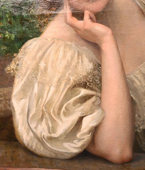 Portrait of a Young Woman by Leopold Franz Kowalski-3