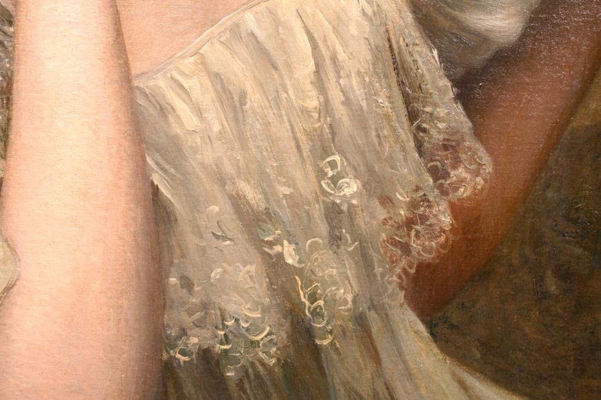 Portrait of a Young Woman by Leopold Franz Kowalski-4