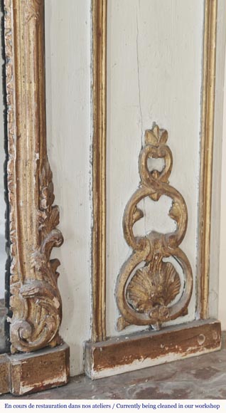 Louis XV period trumeau with pastoral scene Louis XV period trumeau with pastoral scene-3