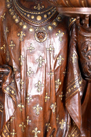 GUÉRET FRÈRES (cabinetmakers) and CARRIER-BELLEUSE (model by), Pair of GUÉRET FRÈRES (cabinetmakers) and CARRIER-BELLEUSE (model by), Pair of