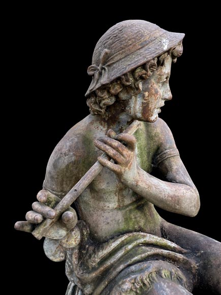Foundry DURENNE – Young Shepherd Daphnis Playing the Flute Foundry DURENNE – Young Shepherd Daphnis Playing the Flute-7