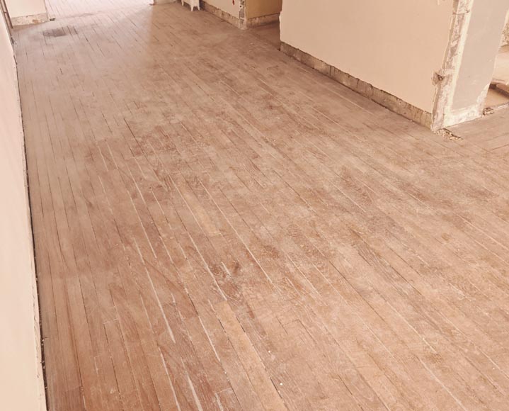 Batch of 11m² of linear oak parquet in 7.5cm Batch of 11m² of linear oak parquet in 7.5cm-0