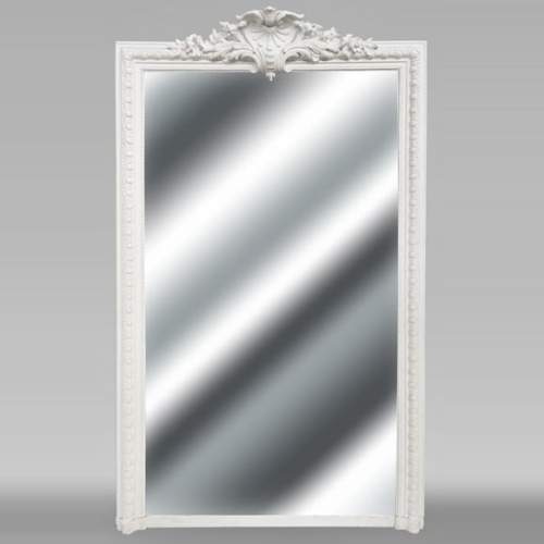  Napoleon III style trumeau with flowered shell