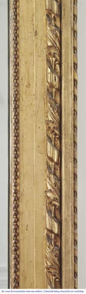 Louis XVI style gilded trumeau with plant decoration Louis XVI style gilded trumeau with plant decoration-1
