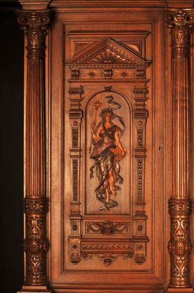 Henri-Auguste FOURDINOIS (1830–1907) – Neo-Renaissance sideboard Henri-Auguste FOURDINOIS (1830–1907) – Neo-Renaissance sideboard-1