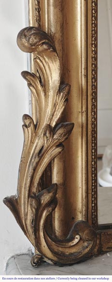 Small gilded Regency style trumeau Small gilded Regency style trumeau-5