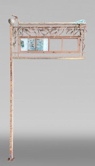 Art Nouveau Shopfront Ironwork Ensemble-7