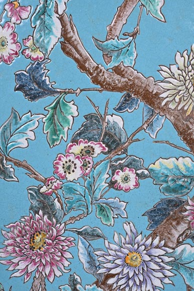 Eugène COLLINOT, Decorative Japanese-style earthenware plaques Eugène COLLINOT, Decorative Japanese-style earthenware plaques-7