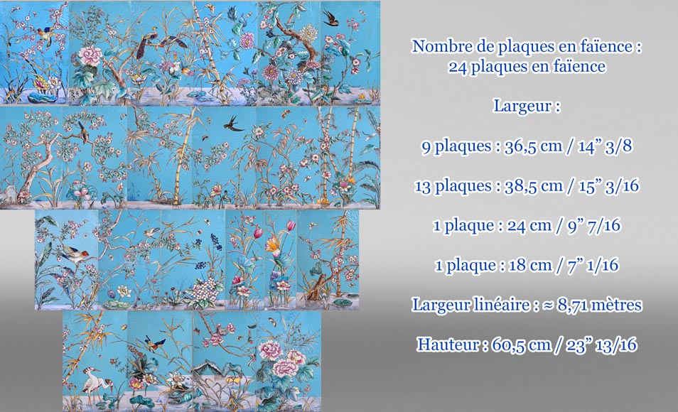 Eugène COLLINOT, Decorative Japanese-style earthenware plaques Eugène COLLINOT, Decorative Japanese-style earthenware plaques-15