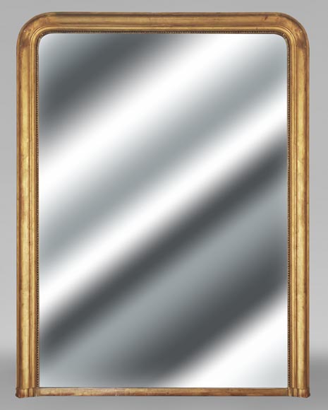 Louis XVI style gilded trumeau decorated with pearls Louis XVI style gilded trumeau decorated with pearls-0