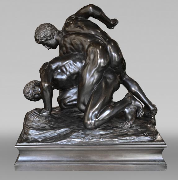 After Philippe MAGNIER, after the antique, The Wrestlers After Philippe MAGNIER, after the antique, The Wrestlers-0