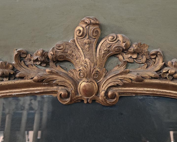 Napoleon III style trumeau with palmette motif Napoleon III style trumeau with palmette motif-1